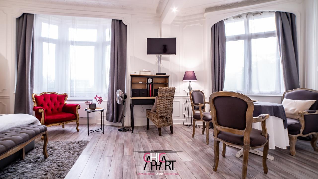 Chic Appart - Sauna Privatif Tourcoing Dış mekan fotoğraf